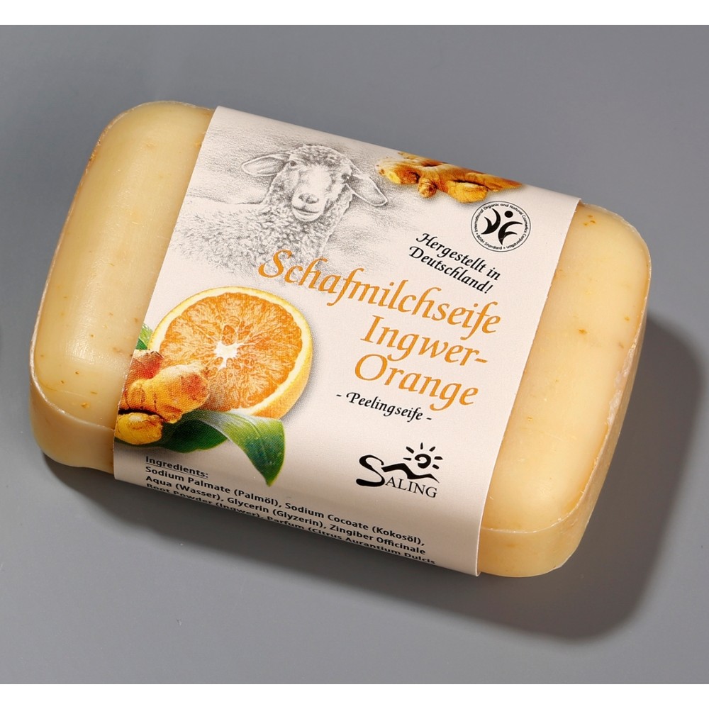 Schafmilchseife Ingwer-Orange // Saling