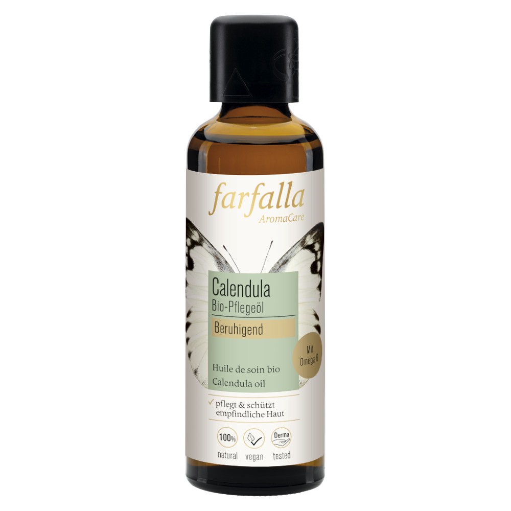 Calendula, Bio-Pflegeöl, 75ml // farfalla