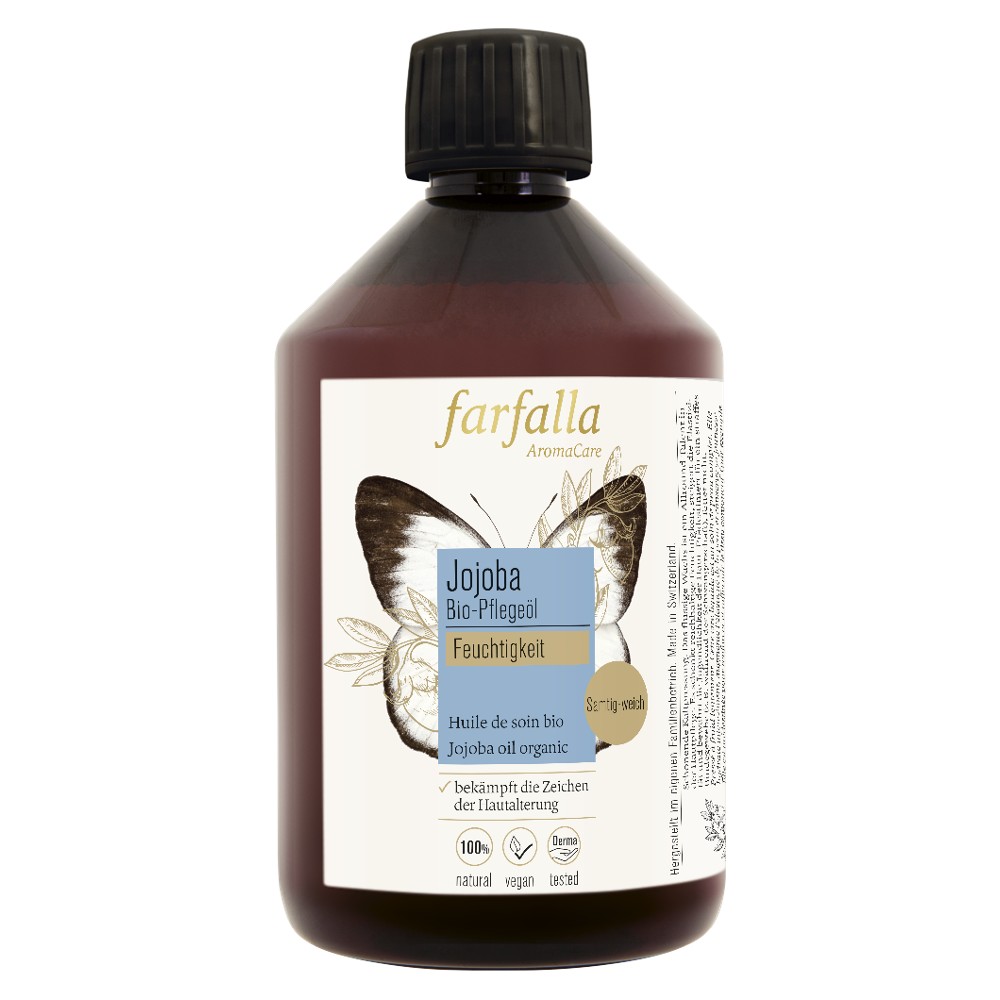 Jojoba, Bio-Pflegeöl, 500ml // farfalla