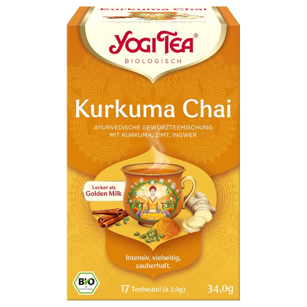 Kurkuma Chai, Bio-Gewürztee // YOGI TEA