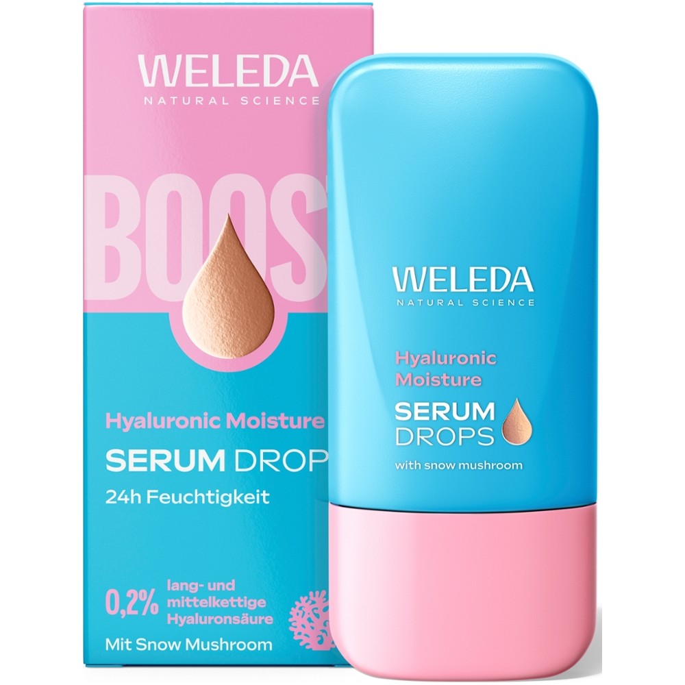 Hyaluronic Moisture Serum Booster Drops // Weleda