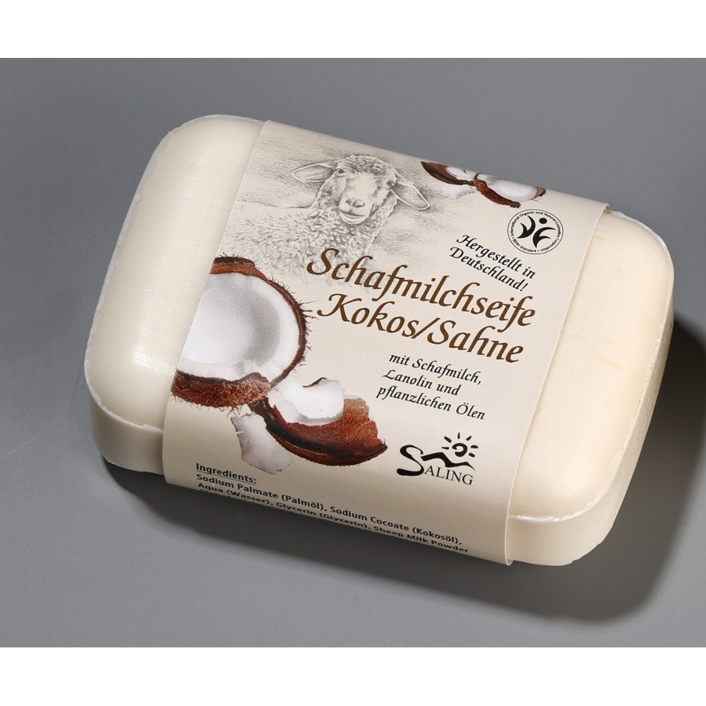 Schafmilchseife Kokos/ Sahne // Saling
