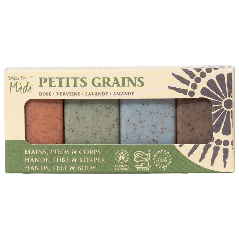 Gästeseifen PETIS GRAINS - Argan-Peelingseifen im Mini Format // Savon du Midi