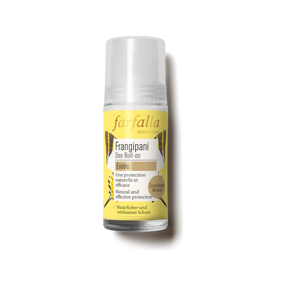Frangipani, Blumig-sanfter Deo Roll-on, 50ml // farfalla