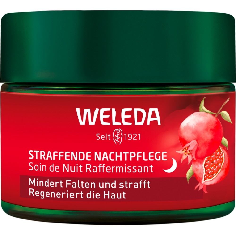 Straff Nachtpfl Granatapfel&Maca-Peptide // Weleda