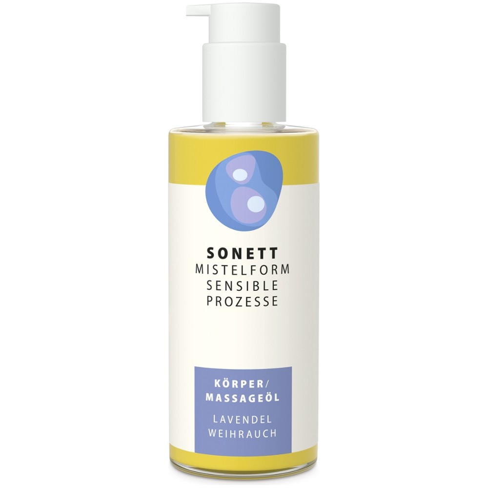 Körper- und Massageöl Lavendel-Weihrauch // SONETT MISTELFORM. SENSIBLE PROZESSE