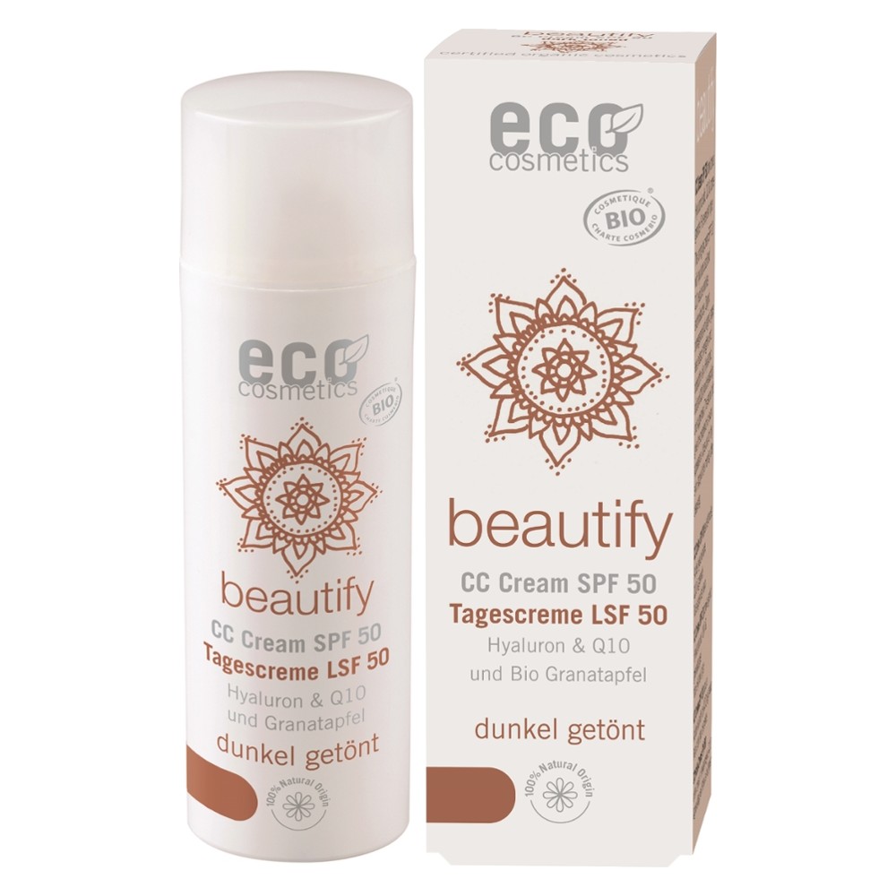 beautify CC Creme LSF 50 dunkel // eco cosmetics