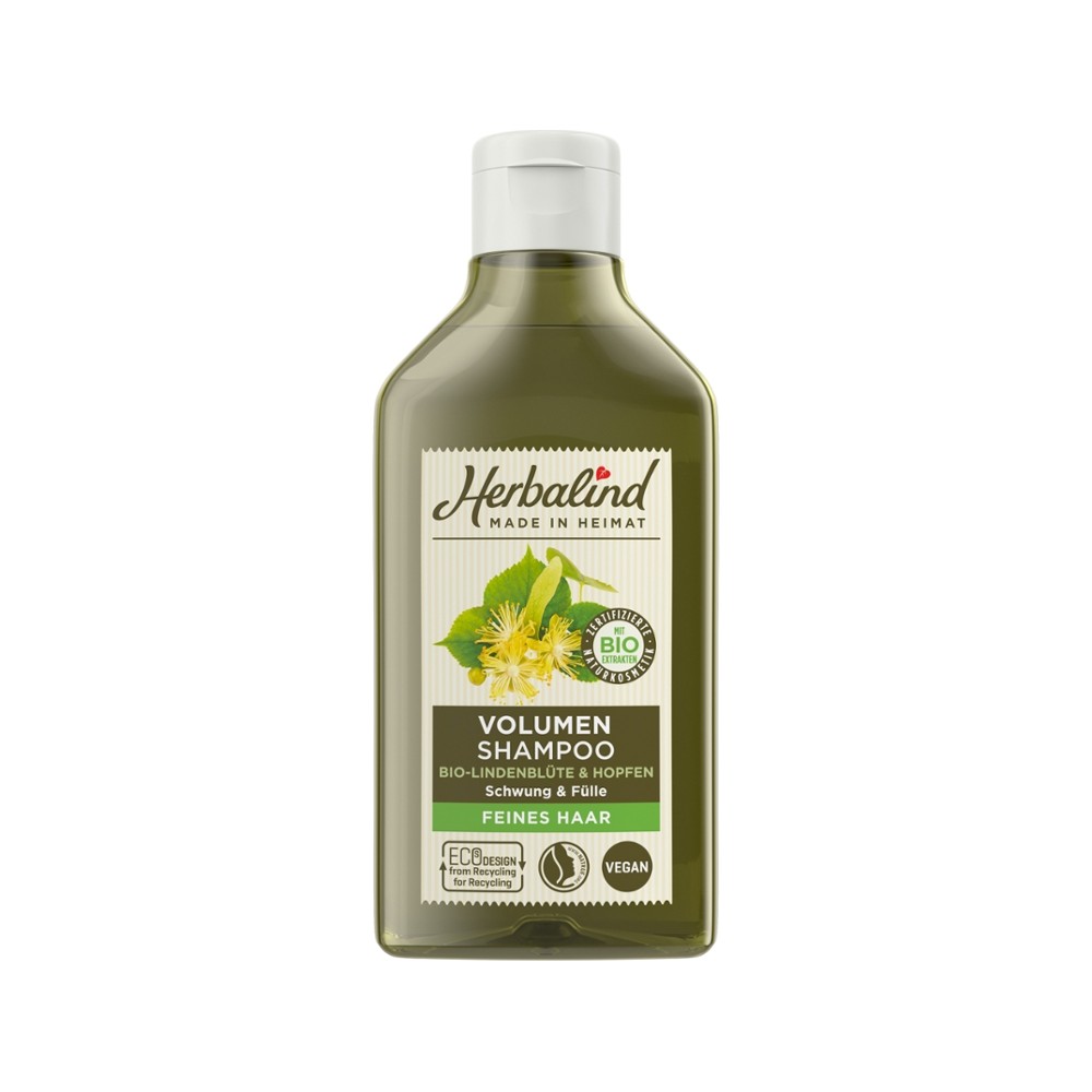 Shampoo Volumen mit Bio Lindenblüte & Hopfen // Herbalind
