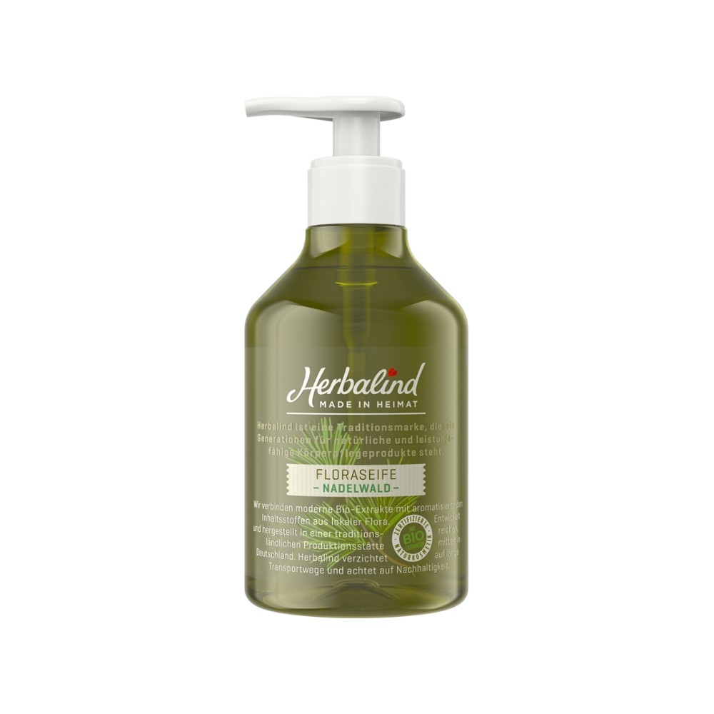 Floraseife Nadelwald Intensives Dufterlebnis nach dichten Nadelwäldern // Herbalind
