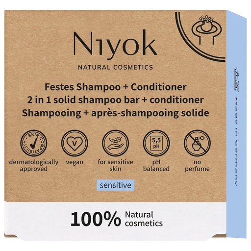 [546729] 2 in 1 festes Shampoo & Conditioner Sensitiv // Niyok