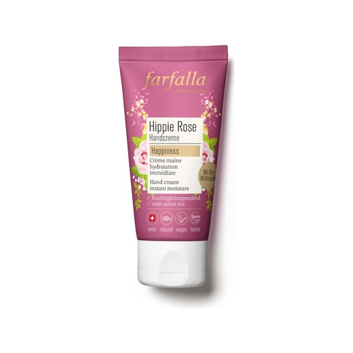 [583297] Hippie rose Happiness Handcreme, 50ml // farfalla