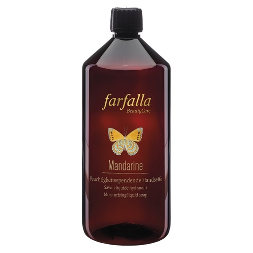Mandarine, Feuchtigkeitsspendende Handseife, 1000ml // farfalla