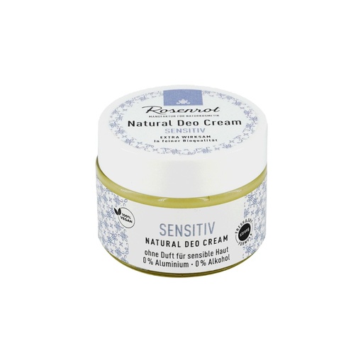 [637073] Deo Creme Sensitiv - vegan (100% natural) // Rosenrot Naturkosmetik