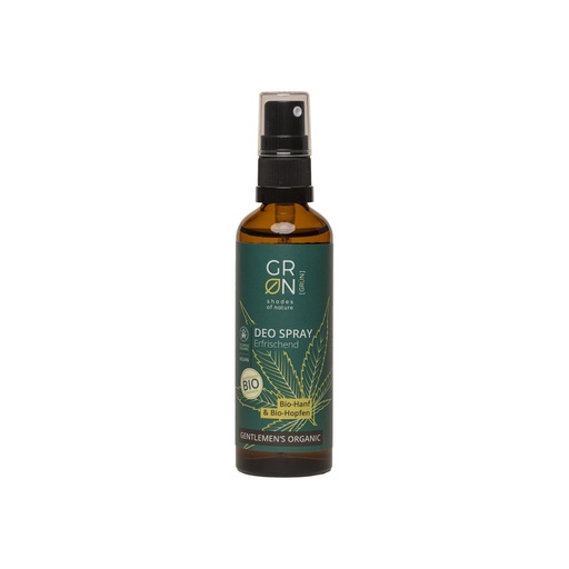 [638065] GRÜN] Deo Spray Erfrischend Bio-Hanf & Bio-Hopfen // GRN