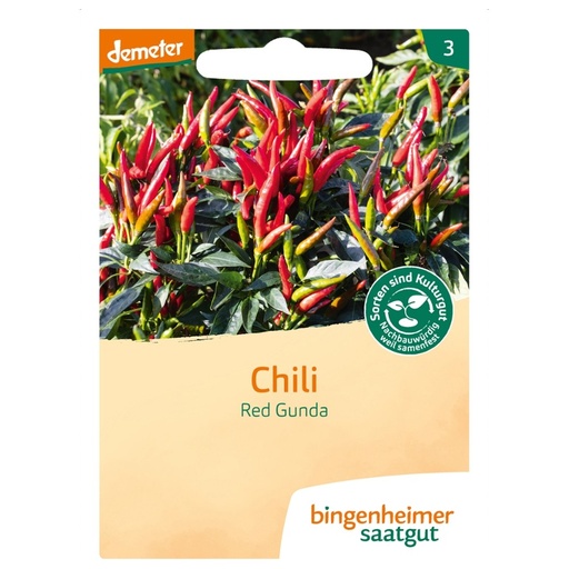 [ex521698] Chili Red Gunda // Bingenheimer Saatgut