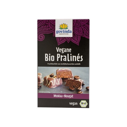 [950553] Vegane Bio Pralinés Mokka-Nougat // Govinda