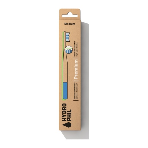 [549009] Zahnbürste Premium medium / natur & atlantic ocean // HYDROPHIL