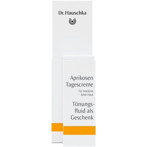 [946594] On-Pack Aprikosen Tagescreme + Kleingröße Tönungsfluid // Dr. Hauschka
