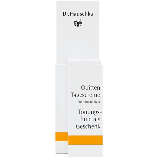 [946595] On-Pack Quitten Tagescreme + Kleingröße Tönungsfluid // Dr. Hauschka