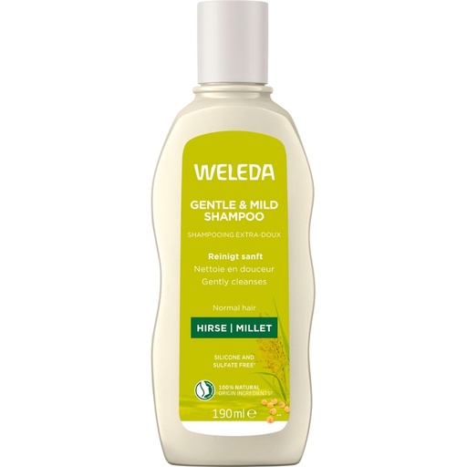 [44817] Gentle & Mild Shampoo Hirse 190 ml // Weleda