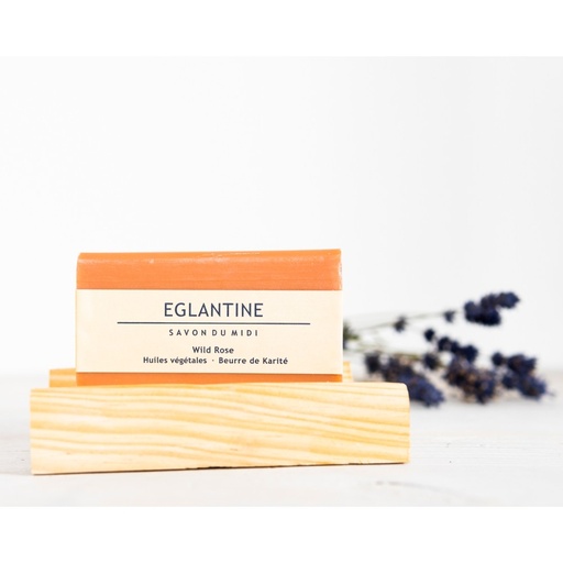[47855] Seife mit Karité-Butter Wildrose 100g // Savon du Midi