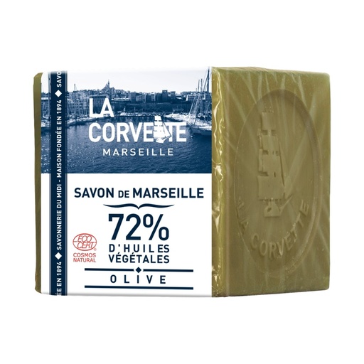 [47856] Seife Olive-Marseille 300g • vom Hersteller: La Savonnerie du Midi in Marseille // LA CORVETTE