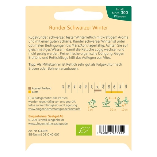 [ex52172] Rettich R. Schw. Winter // Bingenheimer Saatgut