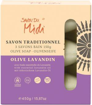 [469097] Olivenseife mit Lavandinöl // Savon du Midi