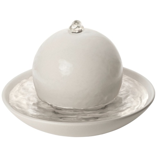 [70285] Duftbrunnen Rondo Cremeweiß matt // PRIMAVERA