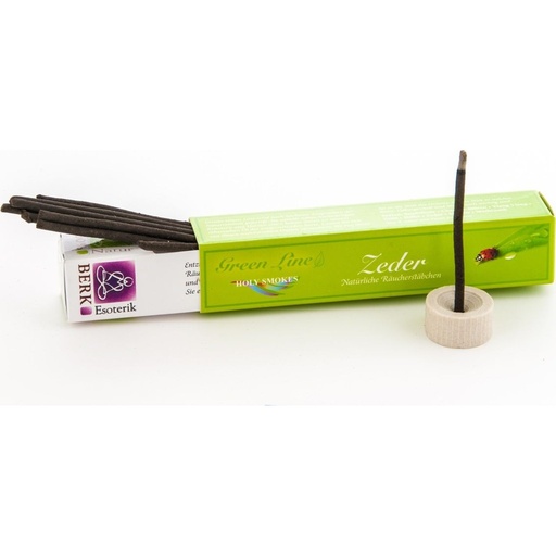 Zeder Räucherstäbchen - Green Line 10 g // BERK