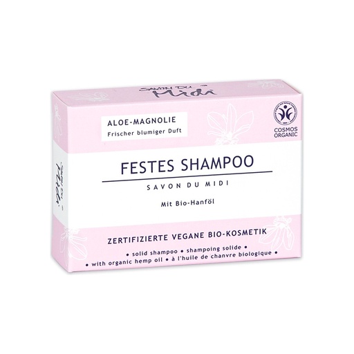 Festes Bio Shampoo "Aloe-Magnolie" // Savon du Midi