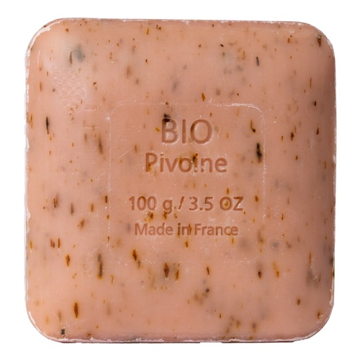 [469087] Blütenseife BIO Pfingstrose / Pivione /Peony, 100g // Savon du Midi