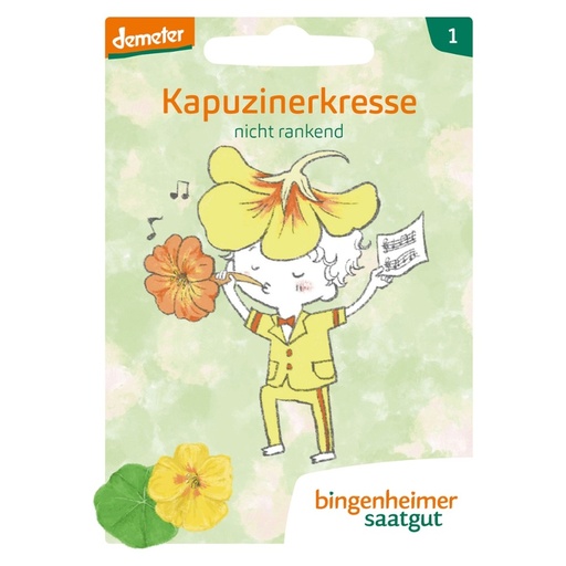 [ex521647] Garten-Bande - Kapuzinerkresse (nicht rankend) // Bingenheimer Saatgut