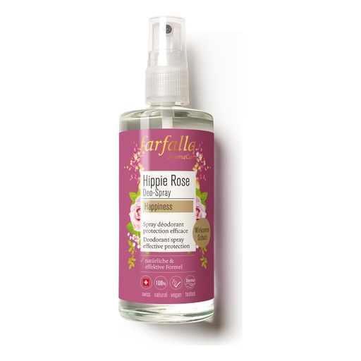 [530964] Hippie rose Happiness, Deo-Spray, 100ml // farfalla