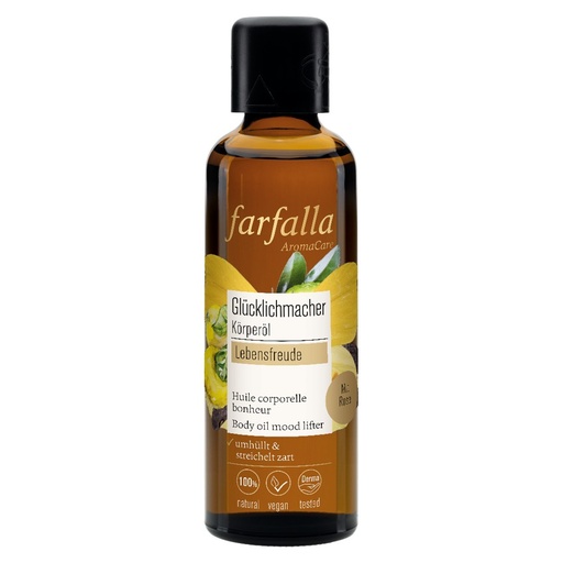 [530979] Lebensfreude, Glücklichmacher Körperöl, 75ml // farfalla